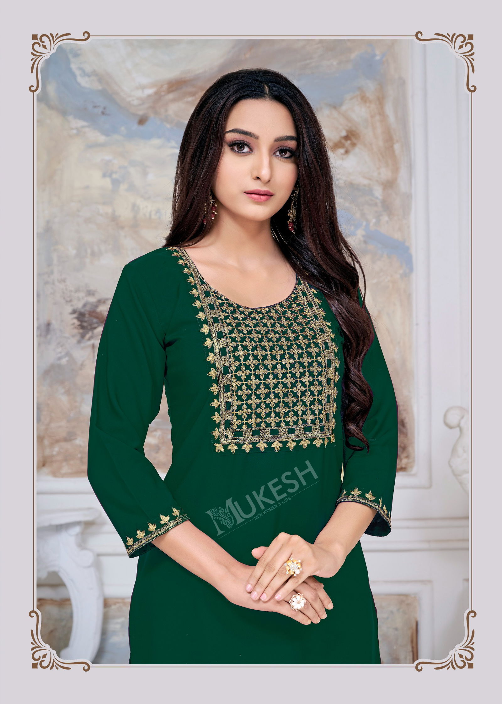 Ankita By Banwery Rayon Embroidery Kurti Wholesale Clothing Suppliers In India